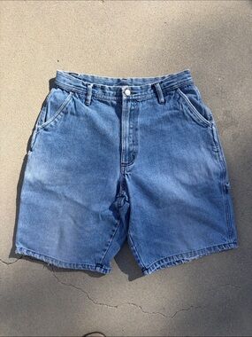 Ferruche Men's Light Blue Denim Shorts Jorts